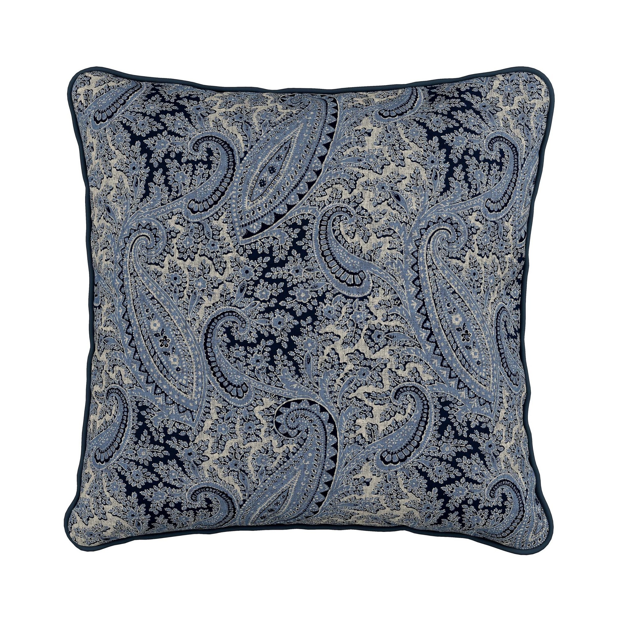 Freya Cushion By Bedeck Of Belfast In Midnight Blue